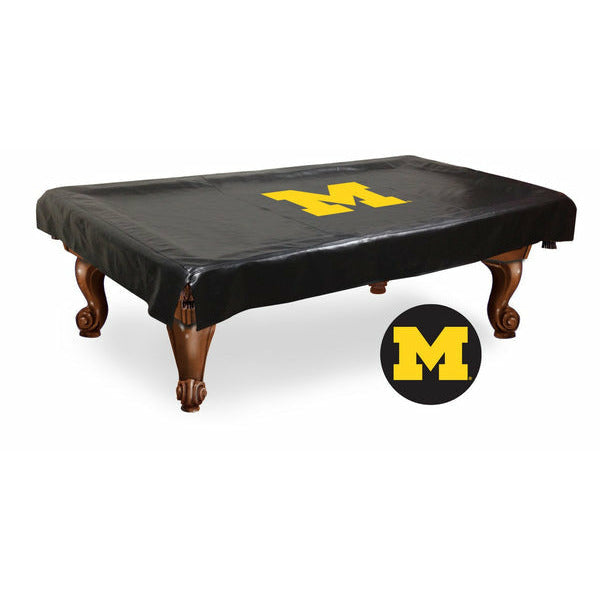 Holland Bar Stool Michigan Wolverines 8' Pool Table