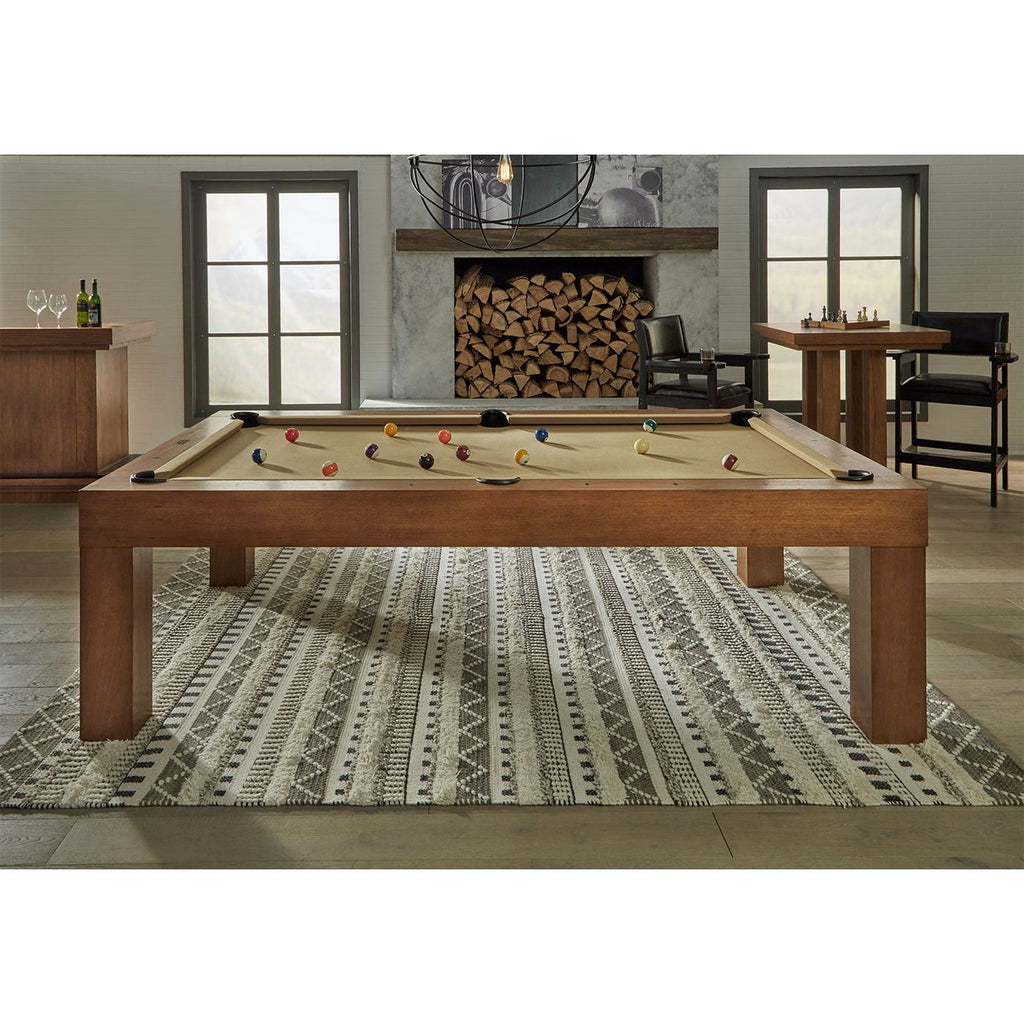 American Heritage Alta Slate Pool 8' (Brushed Walnut)